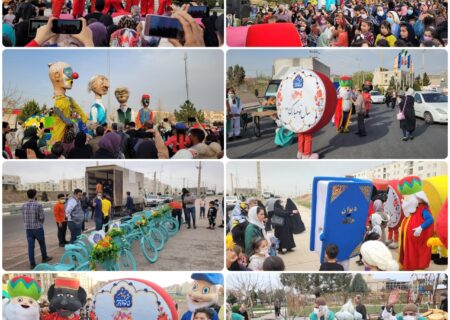 استقبال بی نظیر شهروندان از کارناوال نوروزی شهرداری پرند